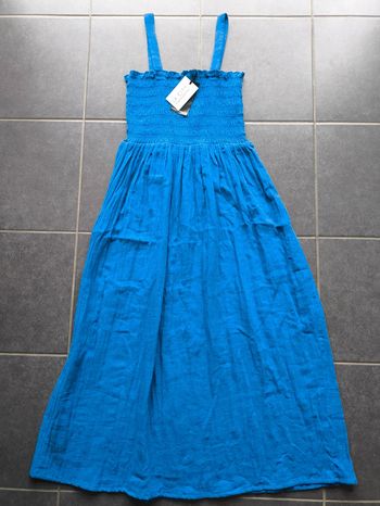 Longue robe bleu 38 neuve