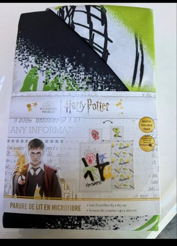 Parure de lit Harry Potter 1 personne neuf