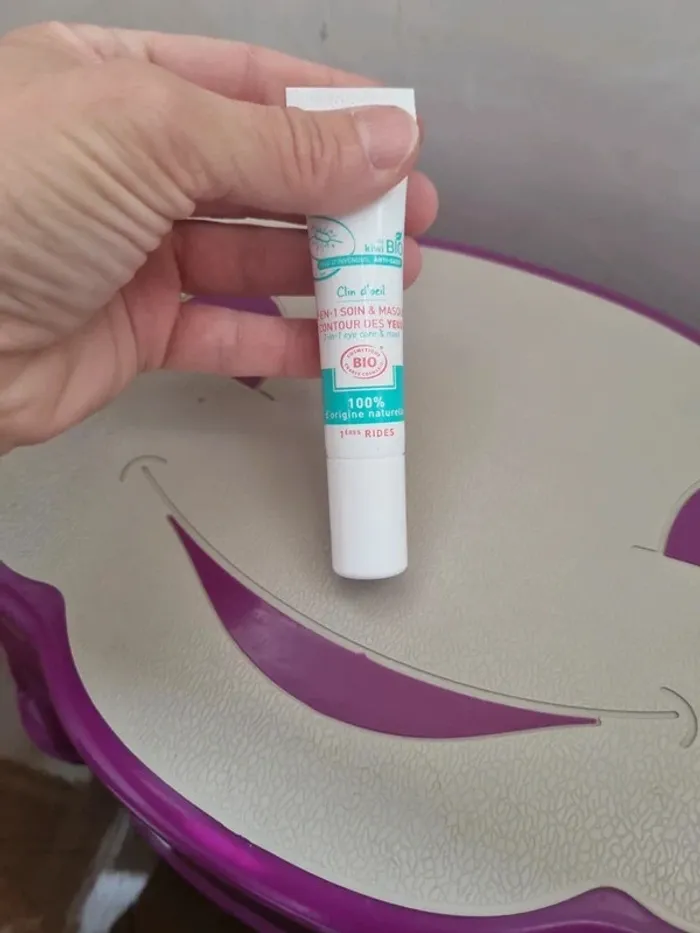 2 en 1 soin et masque pour contour des yeux 1ères rides - photo numéro 5