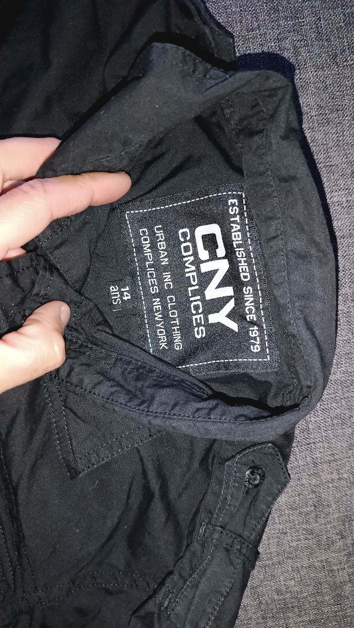 Chemise manches longues taille 14 ans garçon - photo numéro 2