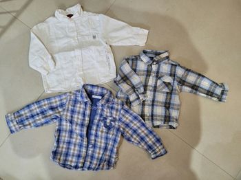 Lot de 3 chemises taille 18 moi