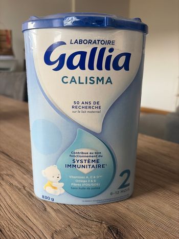 Lait Gallia 2 eme âge 