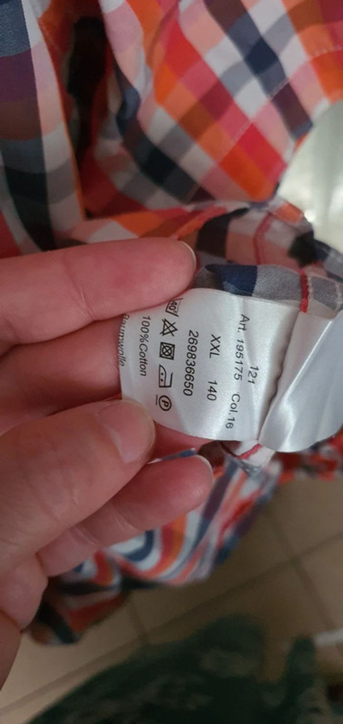 Chemise à carreaux homme camel active 2xl - photo numéro 9