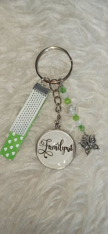 Porte clé famille, family