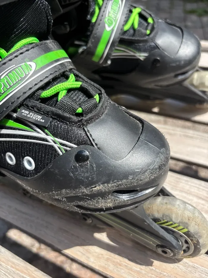 Patins à Roulettes Optimum - Taille Réglable 28-31 - Idéaux pour Débuter ! 🚀 - photo numéro 5