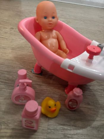 Ensemble baignoire pour poupon