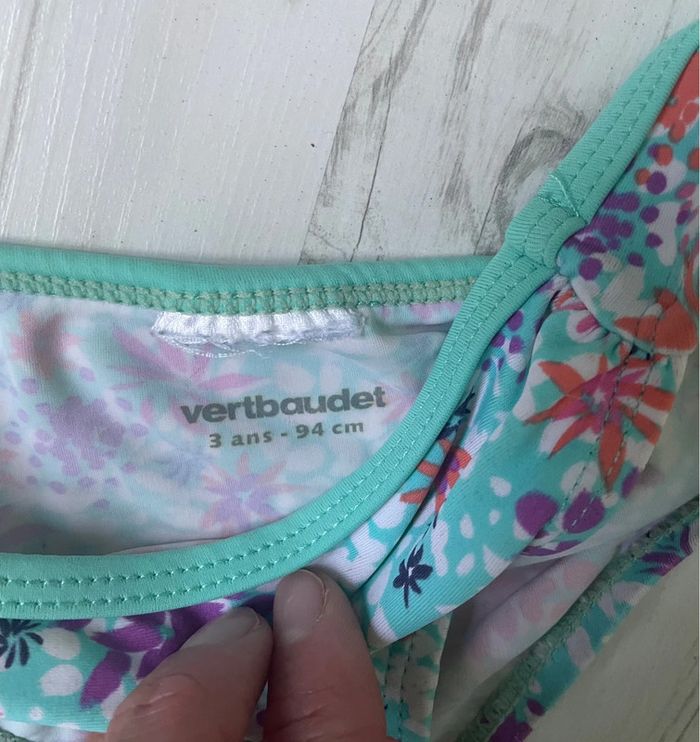 Maillot de bain Vert Baudet 3 ans 2 pièces - photo numéro 3