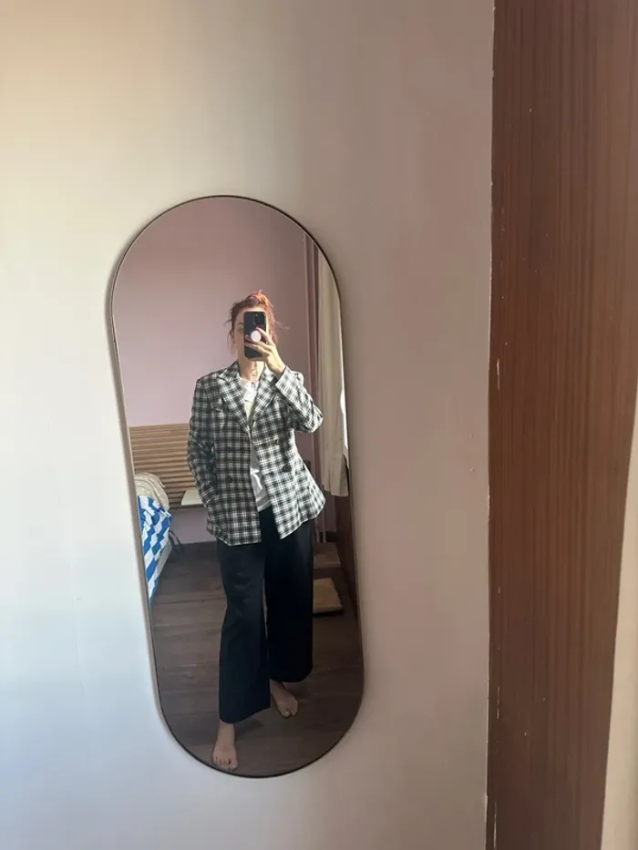 Veste tailleur rayée