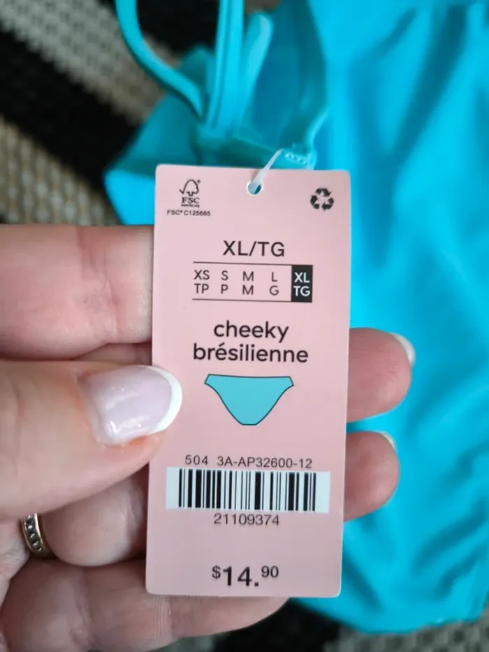 Bas de bikini "cheeky brésilienne" Ardene – Taille XL - photo numéro 3