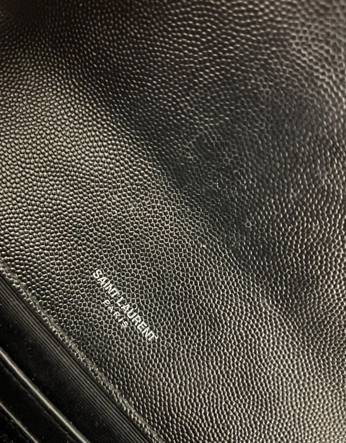 Sac / pochette noir et argenté matelassé Yves Saint Laurent - photo numéro 12