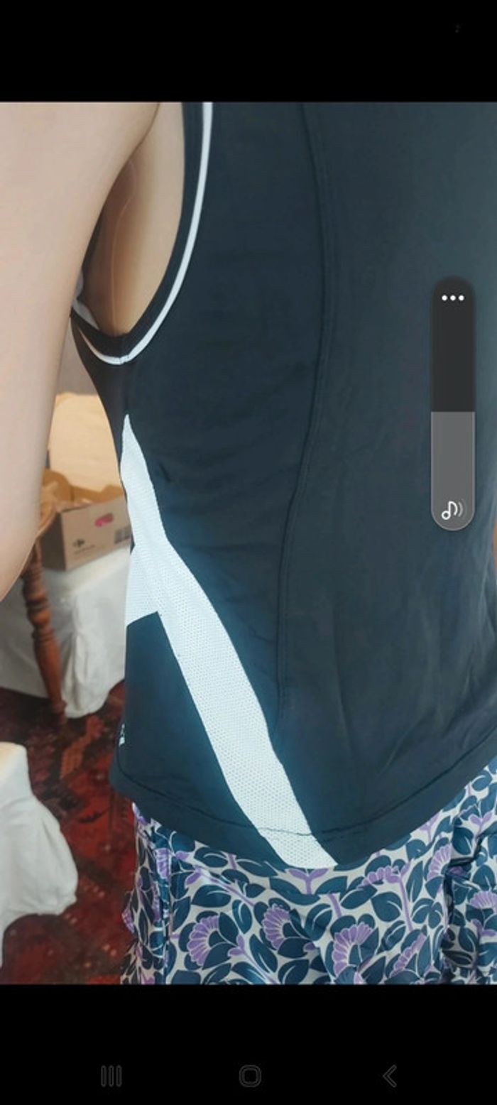 Debardeur de sport noir/blanc Rucanor taille M - photo numéro 14