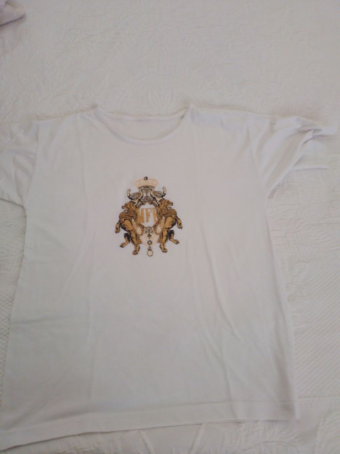 tee shirt blanc lions