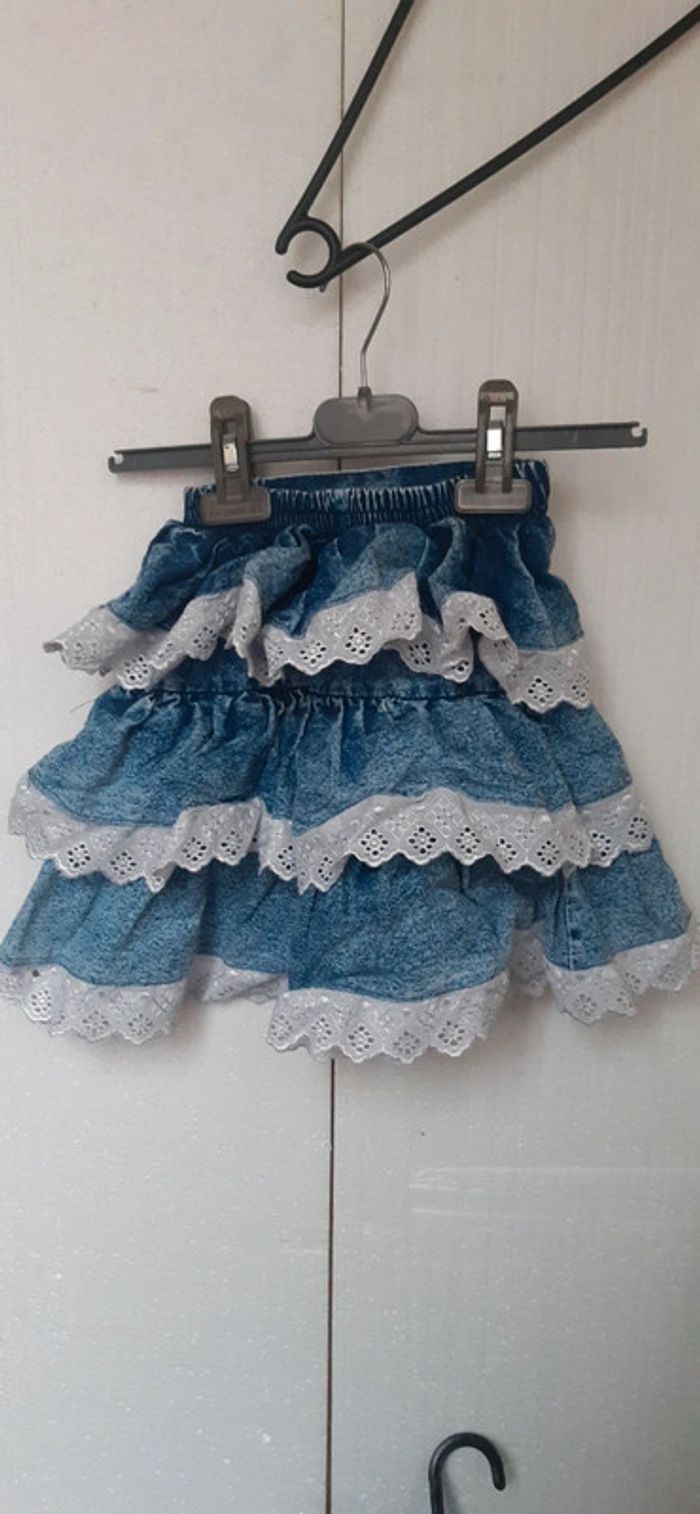 Jupe froufrou dentelle 4ans - photo numéro 2