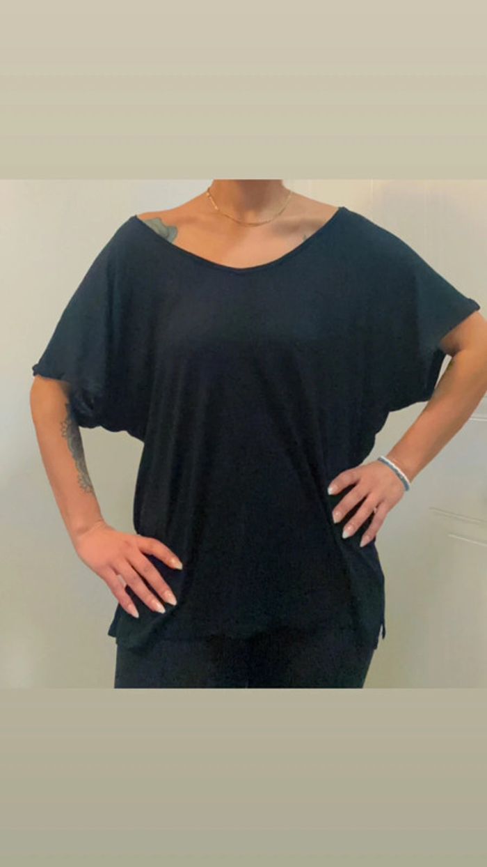 Tee shirt noir Kiabi taille XL