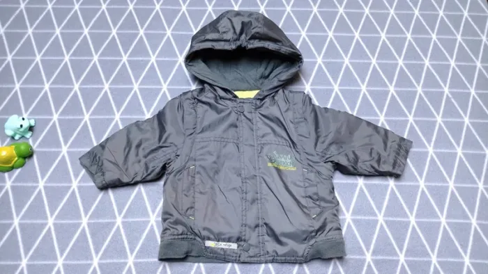 🦁 Vestes mi-saison avec manches amovibles, de bon matin, 12 mois - photo numéro 2