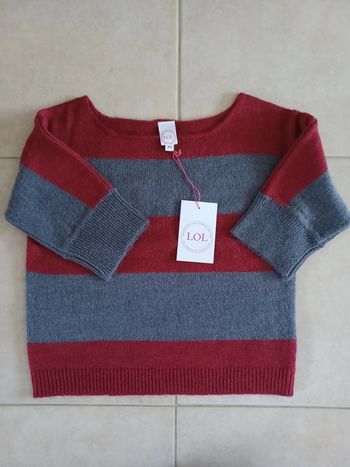 Pull neuf manches 3/4