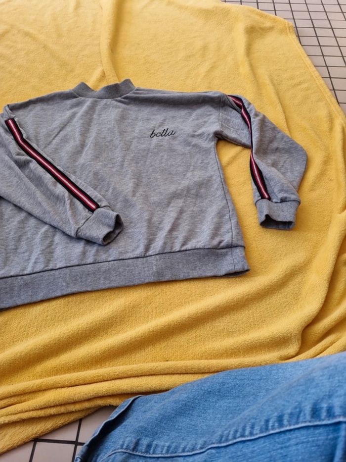 Pull gris - photo numéro 2