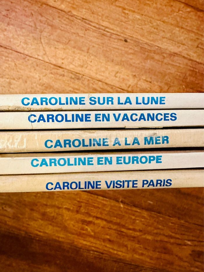 Lot de 5 albums Caroline grands livres état satisfaisant Pierre Probst - photo numéro 3