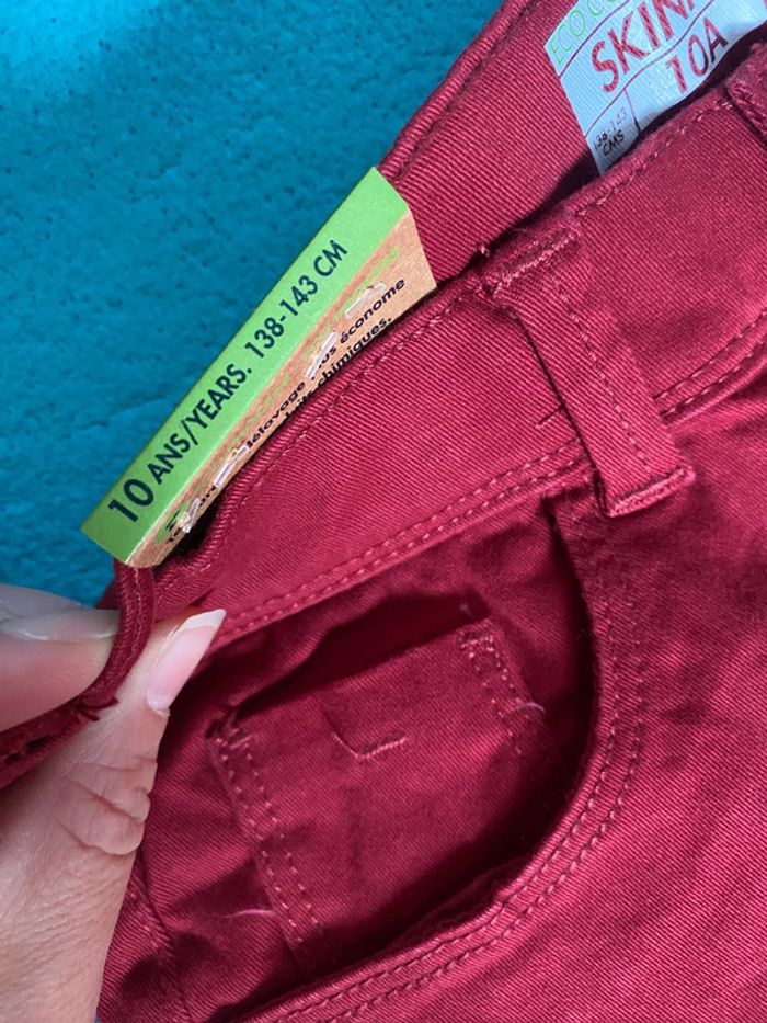 Pantalon jeans Kidsgirl Skinny Kiabi Taille 10 ans - photo numéro 4