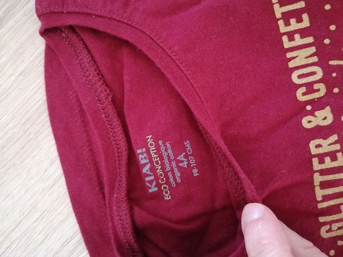 Lot de 2 t shirt ML 4 ans - photo numéro 3