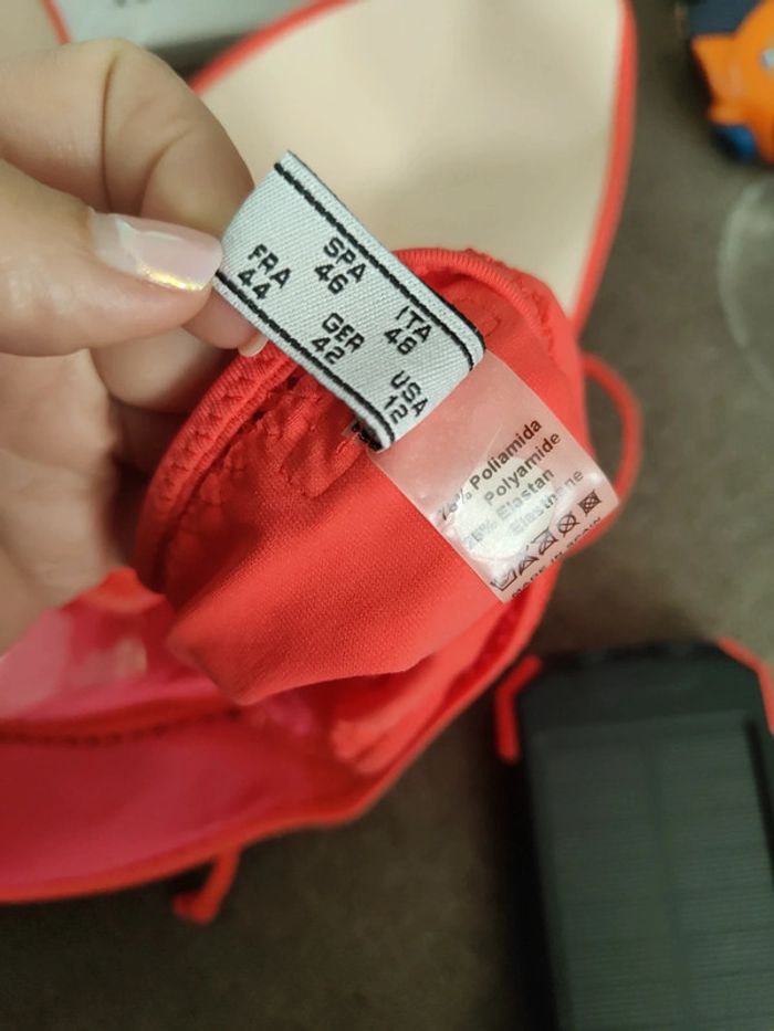 Maillot de bain 2 pièces corail red point - photo numéro 7