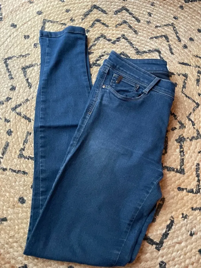 Jean skinny bleu foncé - photo numéro 4