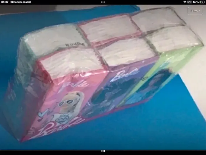 Lot kleenex barbie - photo numéro 2