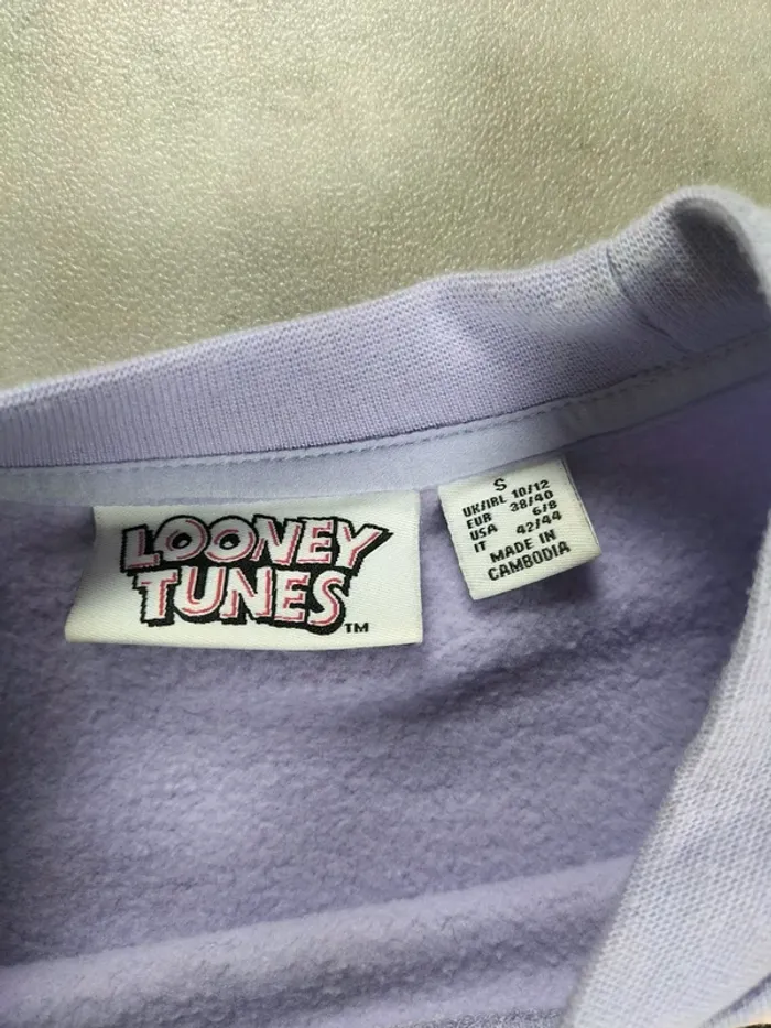Sweat Looney Tunes – Bugs Bunny (Taille S) - photo numéro 5