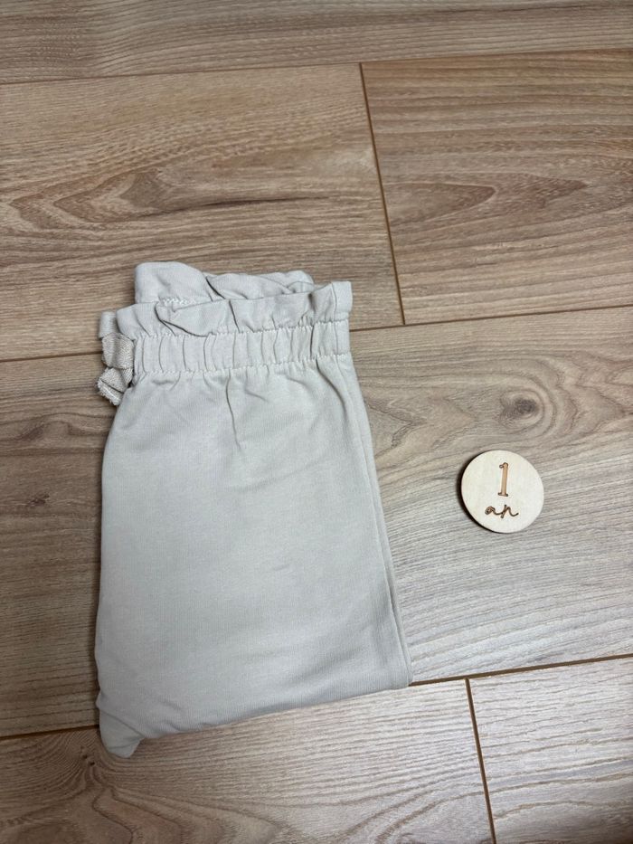 Pantalon beige style sarouel 12 mois - photo numéro 2