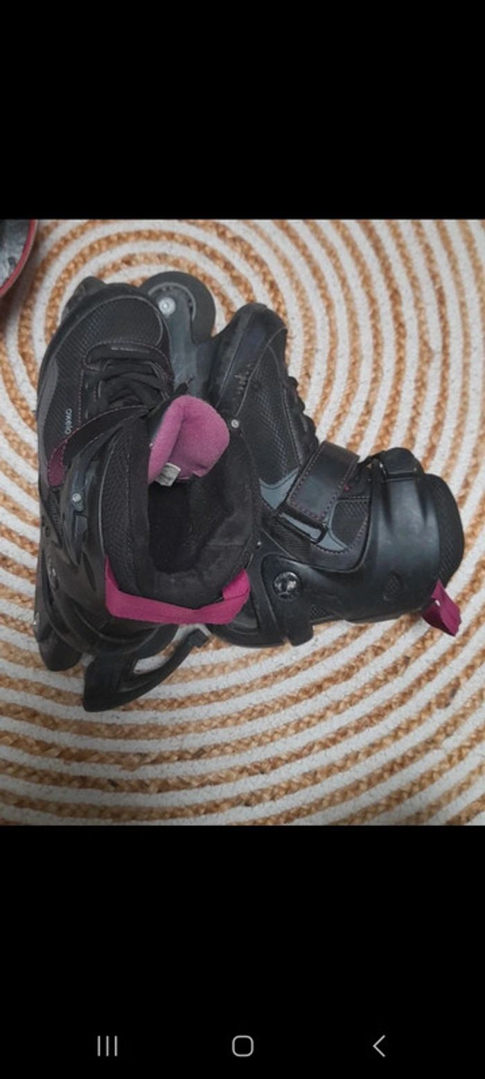 Roller en ligne Oxelo et casque - photo numéro 5