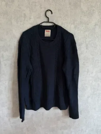 Pull bleu Levi’s en mailles taille XL