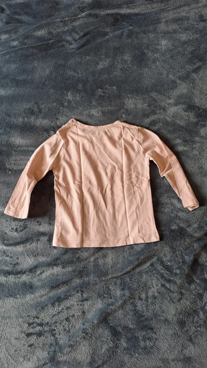💚T-shirt fille manches longues "Mini copie de Maman" GÉMO – 18 mois - photo numéro 3