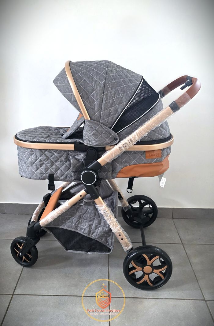 Poussette 3-en-1 Magic ZC grise / Neuve / Vendeuse déclarée dans la puériculture. - photo numéro 3