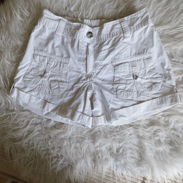 Short blanc fille