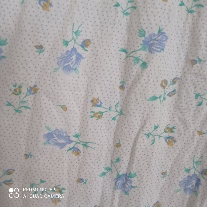 Chemise de nuit à fleurs bleues t48/50 - photo numéro 6