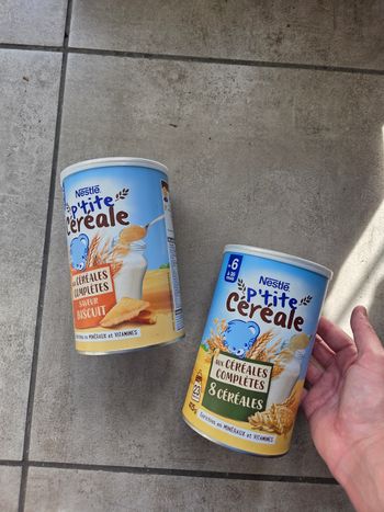 Lot 2 boite de lait céréale pti céréale complement neuf guigoz gammiz