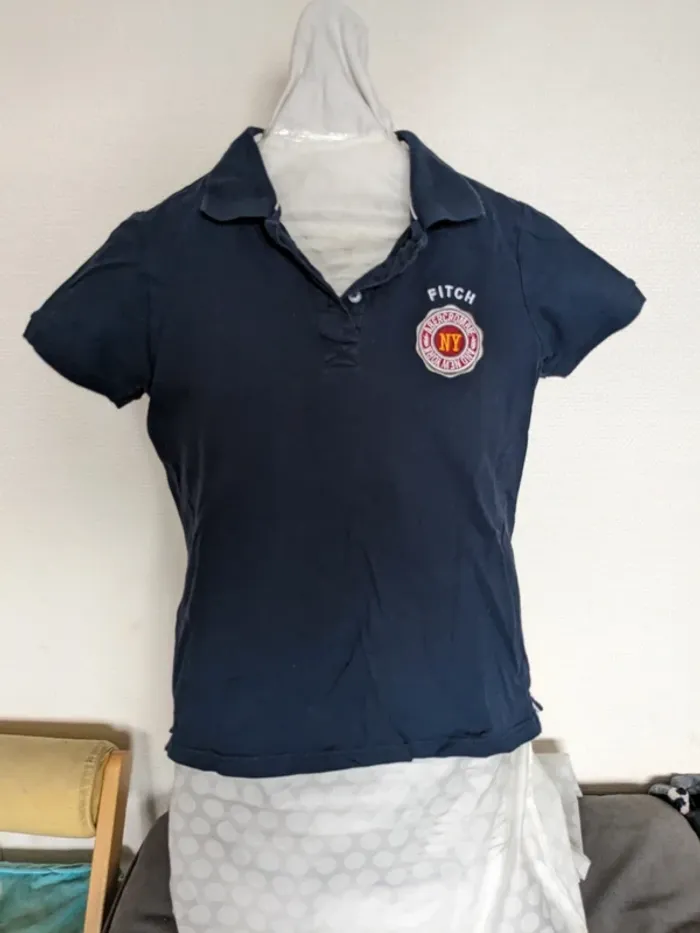Polo Abercrombie & Fitch - bleu marine.