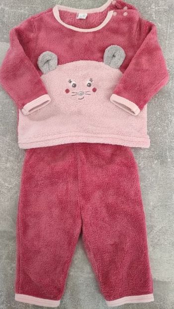 Ensemble polaire bébé fille 6 mois