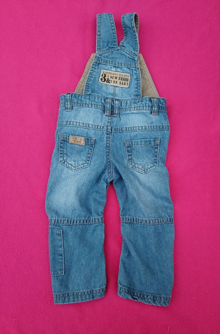 Salopette en jean Tape à l'oeil 9 mois/71 cm - photo numéro 3