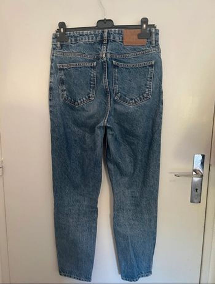 Jeans mom Zara femme Taille 36 bleu - photo numéro 8