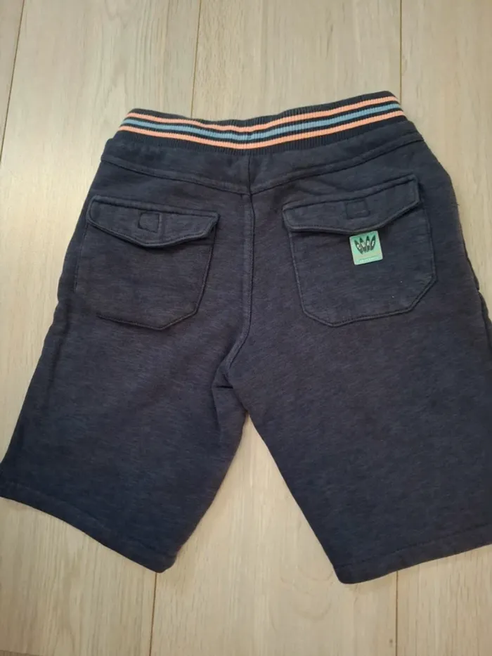 Short coton Sergent Major 8 ans bleu garçon - photo numéro 2