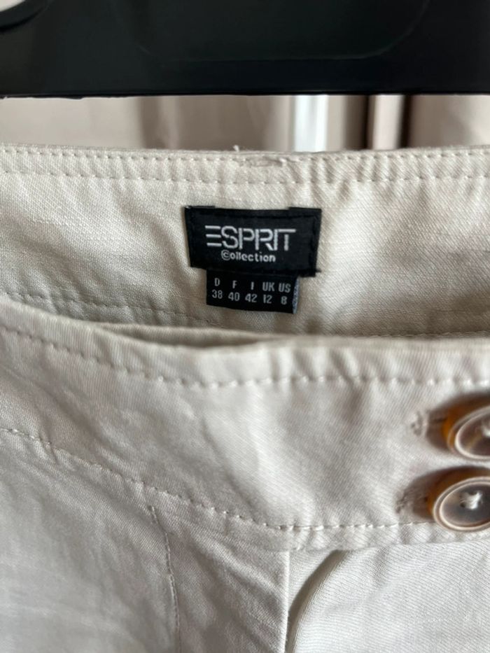 Pantalon esprit lin/coton t.40 - photo numéro 3