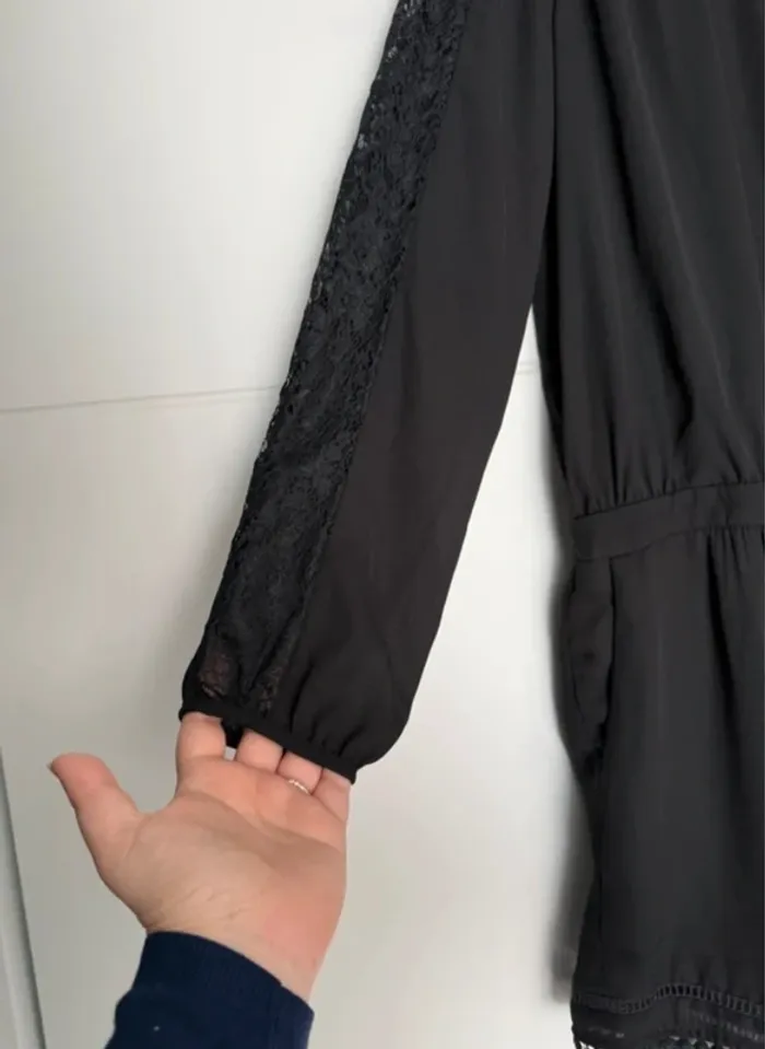 Combishort noir et dentelle Naf Naf taille M ou 38 - photo numéro 3
