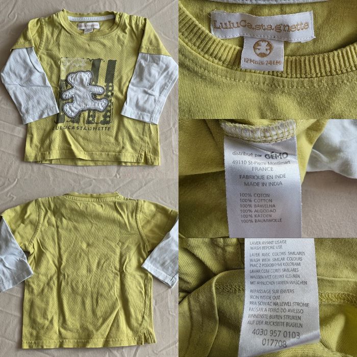 Lot 5 pièces Bébé Garçon Coton Multicolore Très bon état 12 mois - photo numéro 5