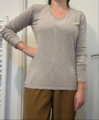 Pull fin gris 