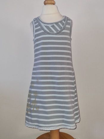 Robe d'été débardeur gris IKKS 4 ans