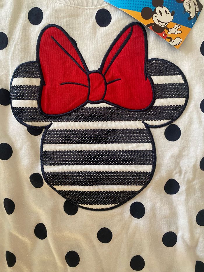 Tee shirt fille Minnie - photo numéro 3