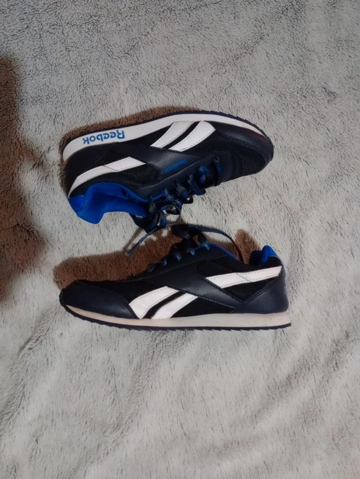 Sneackers mixte 35 bleu marine Reebok c49 - photo numéro 3