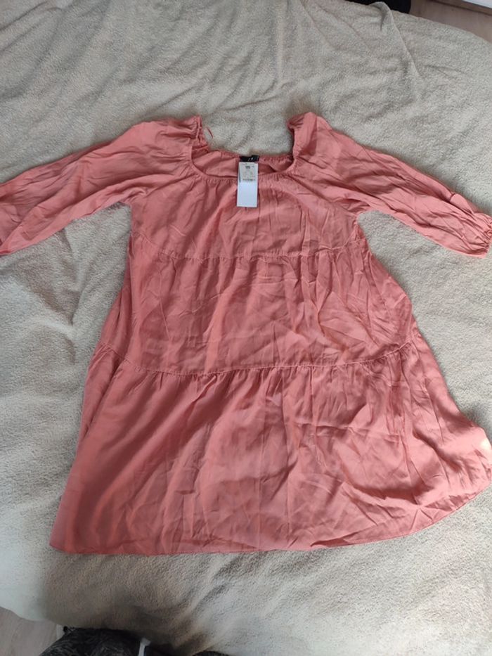 Robe d'été corail Etam