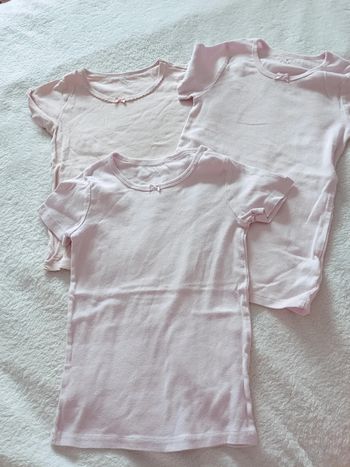 Lot 3 maillots de corps 8/10 ans